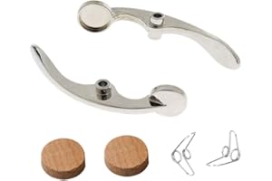 JIAYOUY Liyafy 6Pcs Trumpet Water Key/Spit Valve kit with Spring Cork Pad Wind Instruments Accessory