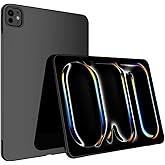 BREPRIO Case for iPad Pro 11 Inch 2024 M4 (Model: A2836/A2837/A3006), [Lightweight + Protective] Shockproof Soft Ultra Slim Cover, Black