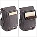 KAUKKO Canvas Leather Outdoor Sling Bag Cross Body Messenger Bag Shoulder Backpack Daypack Grey