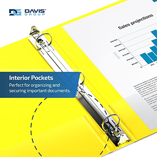 Premium Economy 2Inch Binders, 3Ring Binders for School, Office, or