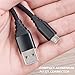 Micro USB Cable, EverDigi 3 Pack 6FT Nylon Braided Micro Charger USB to Micro USB Syncing and Charging Cord for Samsung, Kindle, Tablets, MP3 and More (Black)