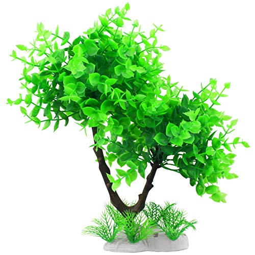 image for MyLifeUNIT Aquarium Plants Plastic Bonsai Tree Ornament Artificial Wat