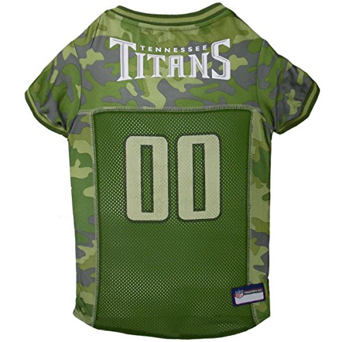 NFL Tennessee Titans Camouflage Dog Jersey, Small. - CAMO PET Jersey Available…