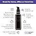 Infinity Jars Ultraviolet Glass Push Pump Bottle 50 Ml (1.7 fl oz) Refillable Containers for Lotion Homemade Cosmetics Make-up Skin Care Cream, Lotion, Shampoo, Conditioner Dispenser Bottles