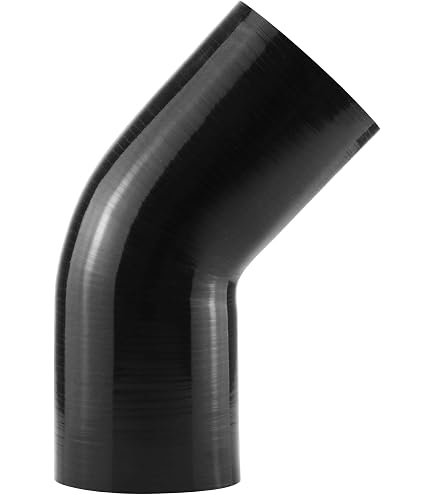 3 ID 12 LONG 4-PLY BLACK SILICONE HOSE TURBO/INTAKE/INTERCOOLER