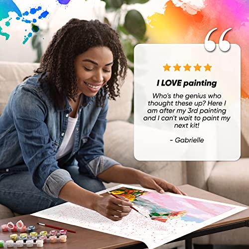 Opalberry Paint by Numbers for Adults 16x20" WrinkleFree Rolled