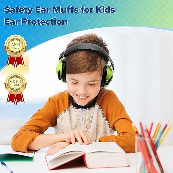 FLORIOGRA 12 PACK NOISE CANCELING HEADPHONES FOR KIDS, KIDS EAR PROTECTION EARMUFFS FOR AUTISM, TODDLER, CHILDREN, NOISE CANCELLING HEADPHONES SOUND PROOF EARMUFFS FOR CONCERTS, AIR SHOWS, FIREWORKS