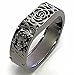 BSI Elegant New Titanium Black Metal Replacement Jewelry Bracelet With Unique Flowers Design Titanium Black Metal Housing For Fitbit Flex Wireless Activity Tracker Wristband Fitness Smart Band