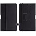 MoKo Sony Xperia Z3 Tablet Compact Case - Slim Folding Cover Case for Xperia Z3 8 Inch Tablet Compact, BLACK (With Smart Cover Auto Wake / Sleep)