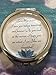 Compact Mirror with A Treasured Message for Special Occasions: Mother's Day, Birthday's, Christmas, Graduation, and Special Celebrations (Sister Inspiration Contemporary 60mm, Inscribed Blue)