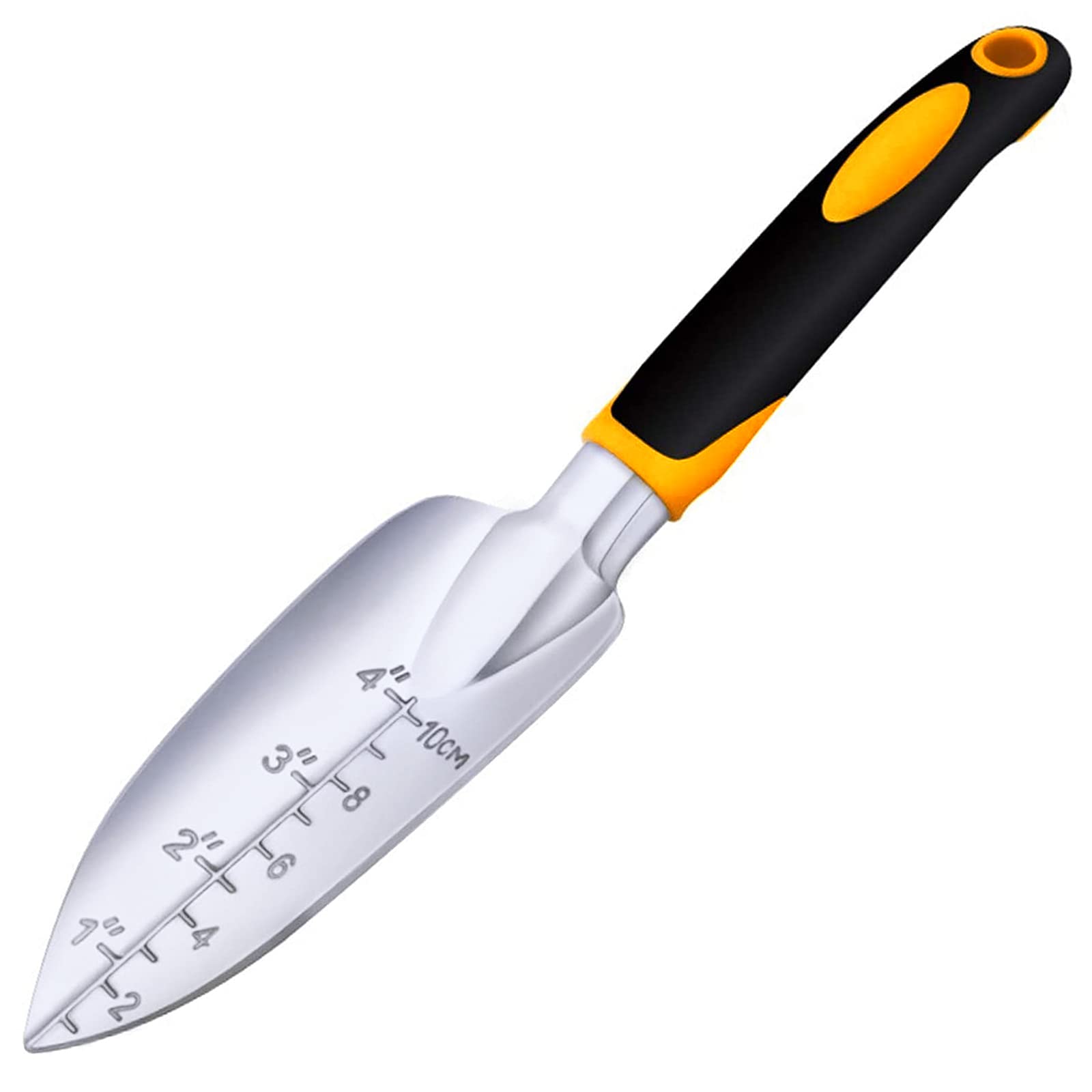 Garden Trowel Hand Shovel Aluminum Alloy Shovels Garden Tools for Planting Transplanting Weeding Moving (Scale)