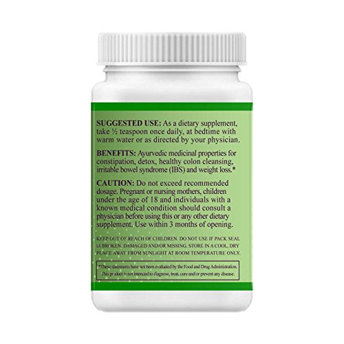 Laxavac Gentle Herbal Laxative Senna Leaf Powder Tea Ayurvedic, Organic