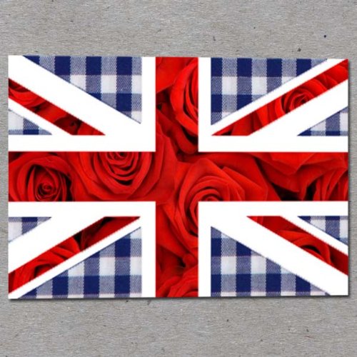 Union Jack Flag Picture (A4 print only): Amazon.co.uk: Kitchen &amp; Home