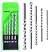 5 Piece Masonry Drill Bit Set (CARBIDE STEEL STRENGTH) Chrome Plated - Durable Storage Case -Drills Through Concrete, Tile, Brick, Plastic, Wood, Metal, & More!
