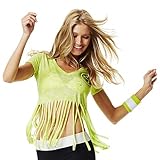 Zumba Fitness We Come in Pieces Slashed V-Neck