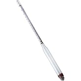 FastRack Name Hydrometer Alcohol 0-200 Proof and Tralle Hydrometer, Alcohol Proof Tester for Liquor, Distilling Moonshine - A