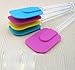 Drhob 2PCS Silicone Baking Cake Cream Butter Spatula Scraper Stir Kitchenaid Utensil Tool（Color:Multicolor random ）
