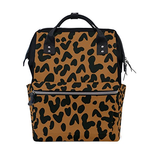 leopard print changing bag