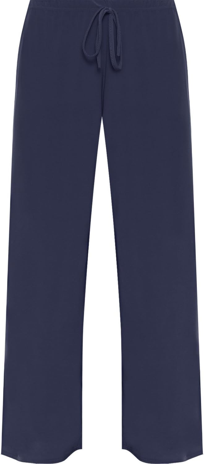WearAllNew Ladies Plus Size Palazzo Trousers Womens Baggy Flared Wide Leg Pants Sizes 12-30