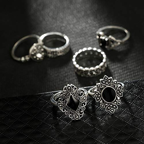 16 PC 2021 Fashion Rings for Women Girls, Personalized Premium Mom Loves You Forever Rings, Diamond Silver Exquisite Wedding Ring Jewelry Gifts Rhinestone Dazzling Ring Gift Size 5-11 (ZT, One Size)