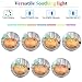 Diffuserlove Diffuser 550ML Ultrasonic Remote Control Essential Oil Diffuser Wood Grain Cool Mist Humidifier with 7 Color LED Lights Waterless Auto Shut-off for Home Bedroom Yoga Office (Yellow)