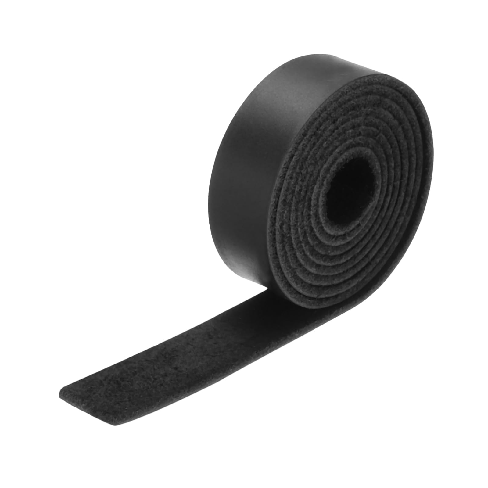 Rebower Flat Leather Strip,1/2 Inch Wide 36 Inch Long Leather Cord PU Faux Leather Strips Strap,[for DIY Craft Making Sewing Belts Wallets Bag Jewelry Projects ]-Black