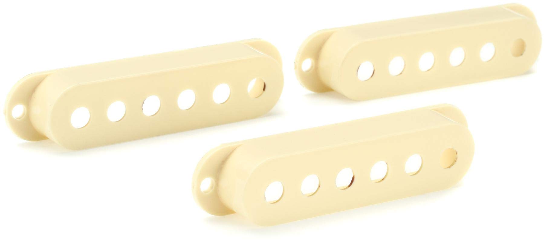 Fender Road Worn Stratocaster Pickup Covers - Set of 3 - Aged White