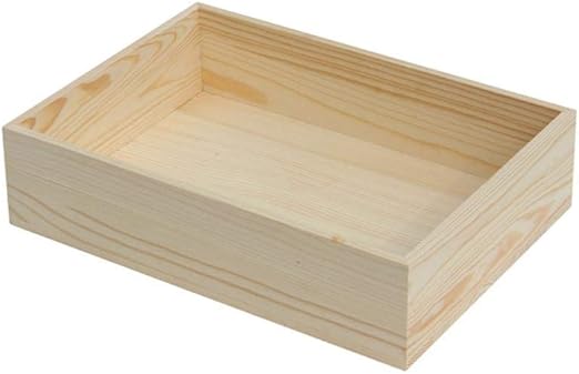 Kentop - Caja de Madera sin Tapa, Varios tamaños: Amazon.es: Jardín