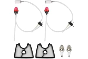 Buckbock 581798001 Fuel Line 581798001 Air Filter Kit for Husqvarna 125B Fuel Line Kit 125 B 125BX 125BVX Handheld Leaf Blower with Fuel Filter Grommet Primer Bulb Spark Plug