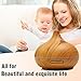 Essential Oil Diffuser 2017 Model Aroma Humidifier 14 Color Shades, Best Wood Grain, Ultrasonic Whisper Quiet Cool Mist Aromathe