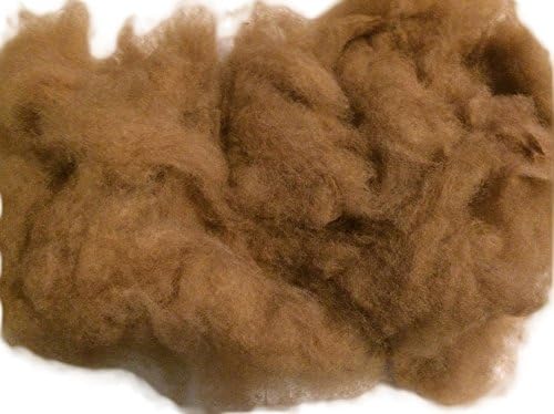Happy Classy 1 lb Dehaired Natural Camel Hair 19 Micron 42 mm Staple Length Fiber Roving