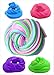 Touch Of Wonder Fluffy Slime Kit, Scented Slime - Extra Soft Floam Slime, Unicorn Slime Kit for Girls, Jumbo Pack, Slime Supplies, Slime for Kids.