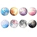 HaloVa Mouse Pad, Anti Slip Planet Mouse Mat for Desktops, Computer, PC and Laptops, Customized Round Mouse Pad for Office and Home, Mercury
