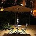 Patio Umbrella Light - SOAIY Cordless 28 LEDs Umbrella Pole Light, 3 Brightness Mode, for Outdoor Patio Desk, Camping, Pole Mounted or Hang Anywhere, Battery Operated (Silver)