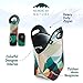 Nordic by Nature Big Insulated Extra Large Neoprene Lunchbox Tote Lunch Bag Set: Tote + Bottle Sleeve + 2 Can Insulators | 13,5” | Reusable | Washable | Great For Lunchboxes & Snacks | Camo Design