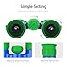 SkyGenius Binoculars for Kids, Mini Binoculars Boys for Bird Watching, Real Optics High Resolution Small Binoculars for Travel Exploring Nature Hiking, for 3-12 Years Old - Green