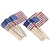 TINKSKY US Flag Picks American Flag Food Toothpicks Party Accessory Party Favors, Pack of 100