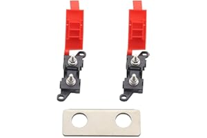 BlesConi 2-Way Bolt-Fixed MIDI Fuse Holder, 200A RV Truck Fuse Block for Caravan & Marine DC Circuits