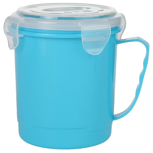 Home-X - Taza de sopa de microondas con tapa de ventilación de ...