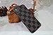 HeiL iPhoneX/XS TPU (Fast US Deliver Guarantee Fulfilled by Amazon) New Elegant Luxury PU Leather Checker Pattern Classic Style Cover Case for Apple iPhone X iPhone Xs (Brown)