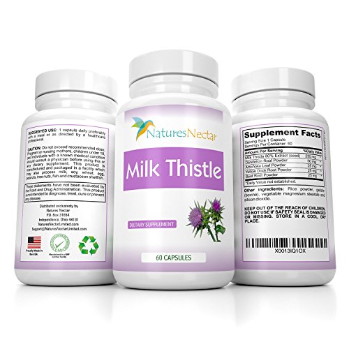 UPC 784672937689, Pure Organic 250 mg Milk Thistle Seed Standardized 80% Extract for Liver Cleanse Supplement For Detox- Support &amp; Prevention Capsules Packed With Silymarin Dandelion &amp; Flavonoids