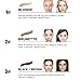 New Eyebrow Pencil, Coerni Fork Tip Easy Makeup Waterproof Eyebrow Pen (1#)