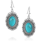 Montana Silversmiths Western Lifestyle Crafted Turquoise Drop/Dangle Earrings