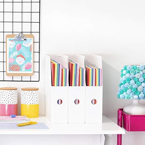 2 Darice+White+Vertical+Storage+Holders