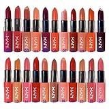 NYX Cometics Butter Lipstick - Luxurious Satin Finish Lipsticks Net Wt. 0.16 oz
