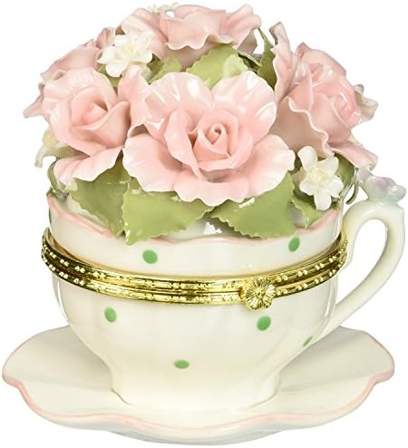 Cosmos 80048 Fine Porcelain Musical Collection Figurine, 4-1/4-Inch