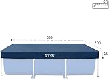 Intex Debris/Weather Cover for 3m x 2m Frame Pools 28038 Rectangular Blue view 4