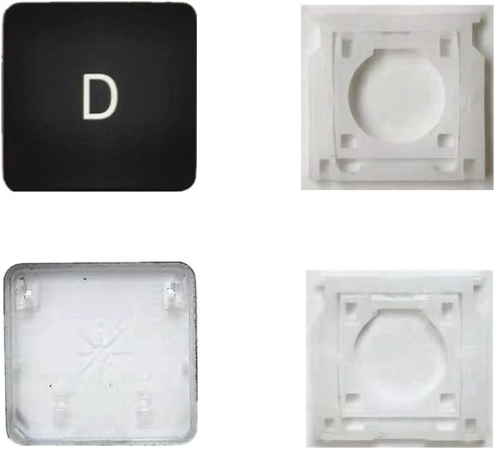 Replacement Individual AP08 Type D Key Cap and Hinges are Applicable for MacBook Pro Model A1425 A1502 A1398 for MacBook Air Model A1369/A1466 A1370/A1465 Keyboard to Replace The D Key Cap and Hinge