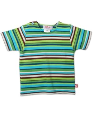 Unisex Baby Multi Stripe Short Sleeve T Shirt
