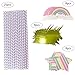 25PCS Unicron Paper Straw Decor Unicorn Party Supplies - Unique Rainbow Cupcake Topper Unicron Striped Straws Disposable Drinking Straws for Unicorn Birthday Party Supplies